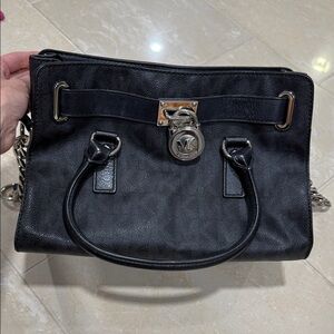 Black Leather Handbag